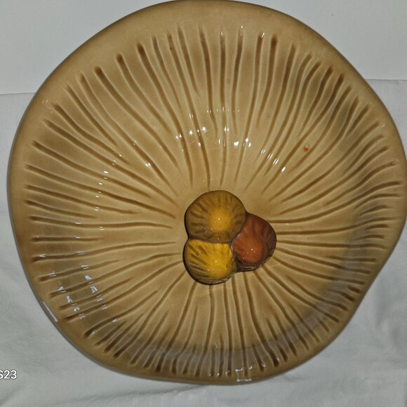 Vintage ARNELS Ceramic Mushroom Divided 6 pc. Canister Set, Rare Collectib - Picture 3 of 16